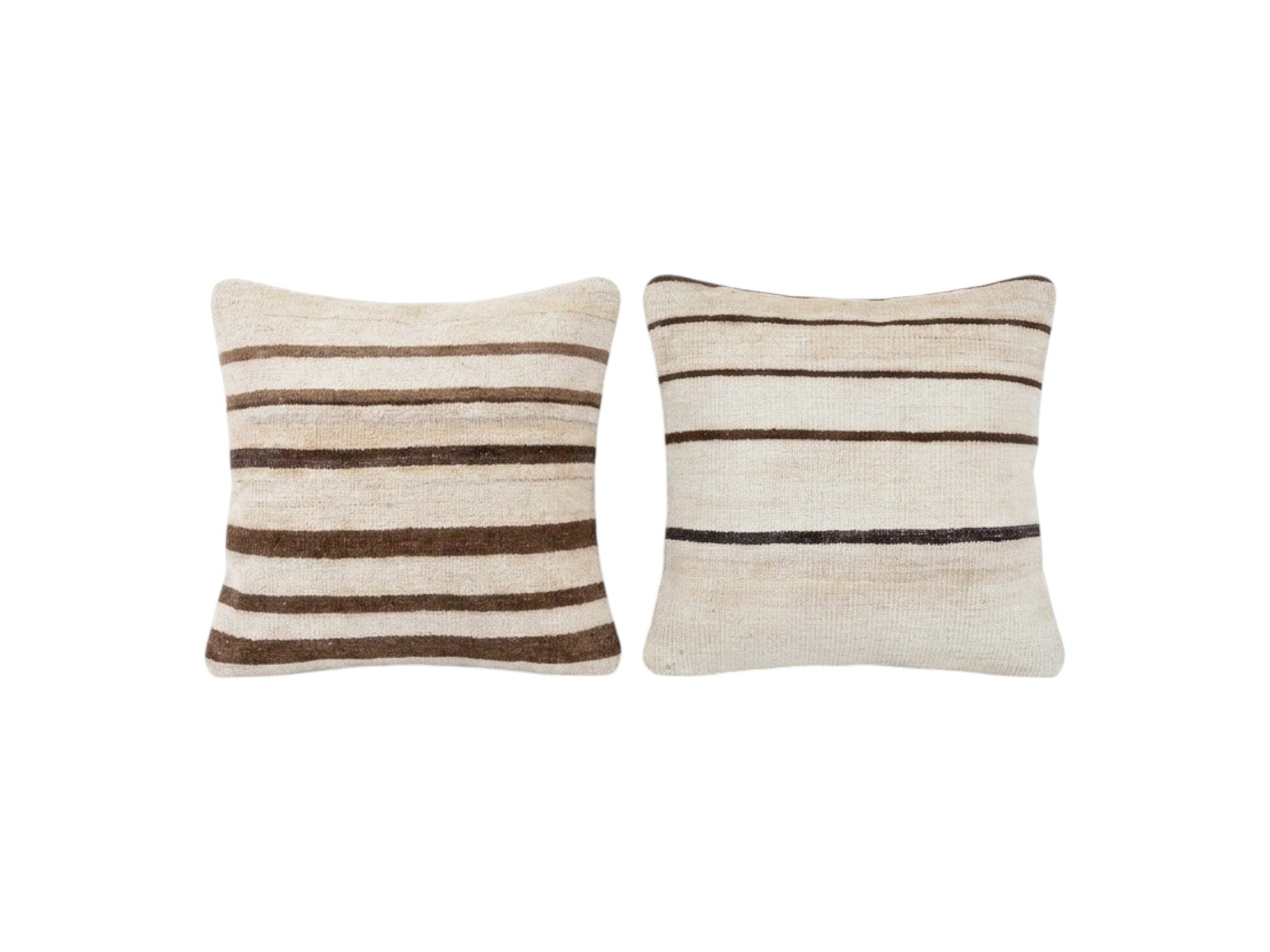Turkish Kilim Pillow Cover Set of 2 | 19'' x 20'' - front view
