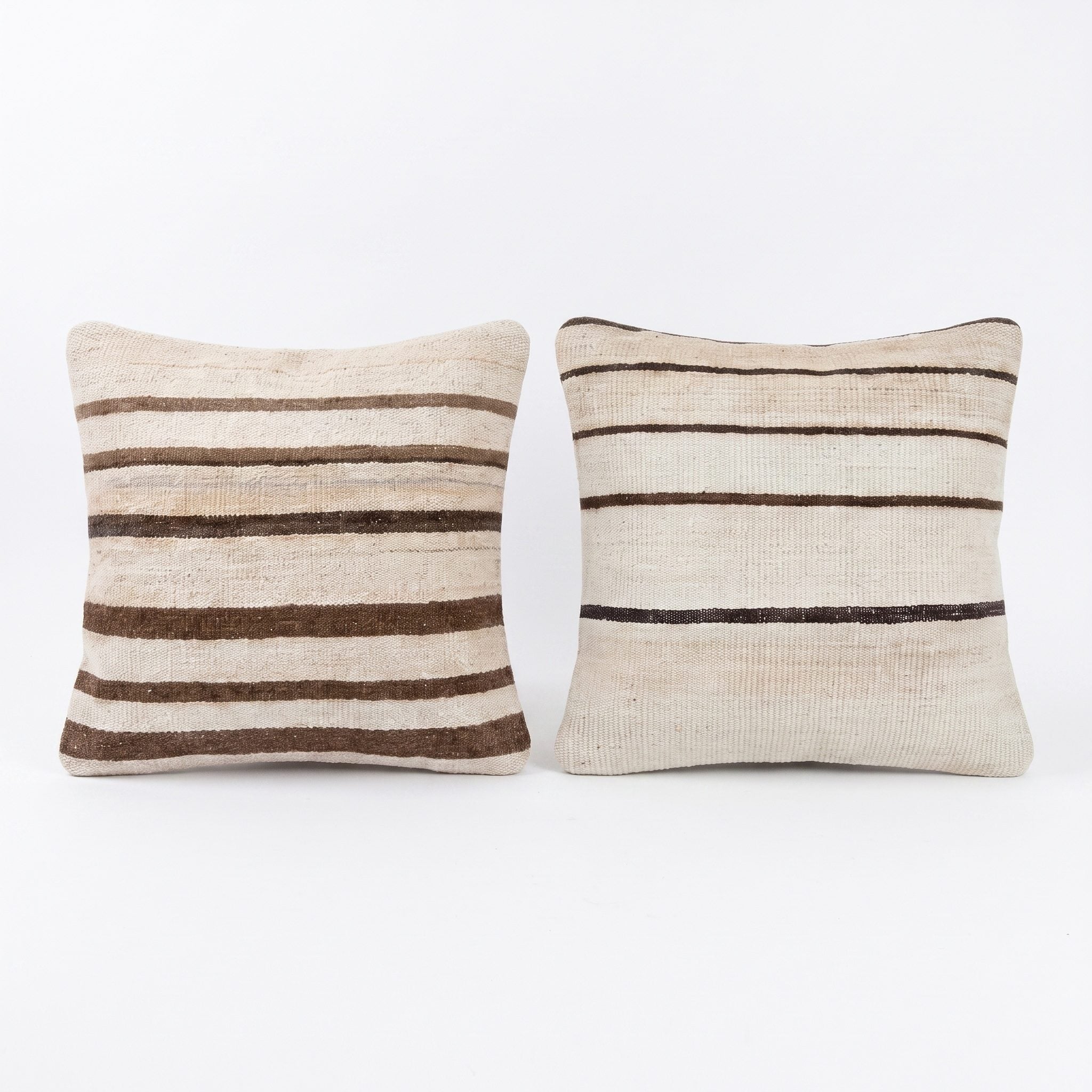 Turkish Kilim Pillow Cover Set of 2 | 19'' x 20'' - right angle
