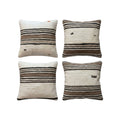 Turkish Kilim Pillow Cover Set of 4 | 23'' x 23'' - front view