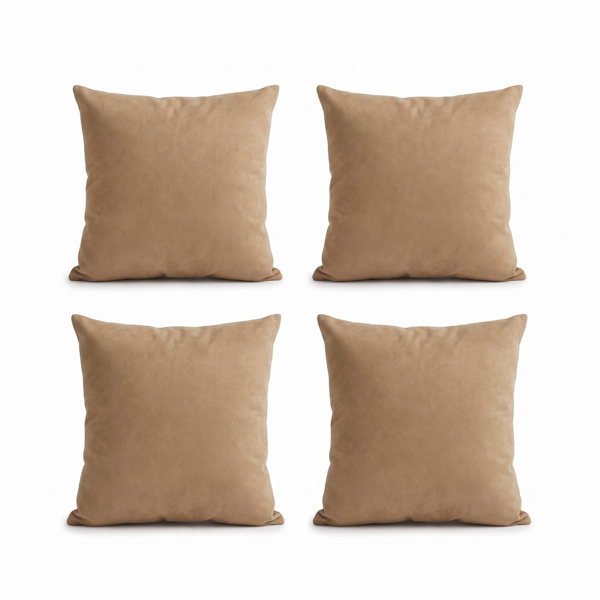 Turkish Kilim Pillow Cover Set of 4 | 23'' x 23'' - back with hidden zipper