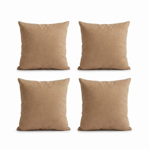 Turkish Kilim Pillow Cover Set of 4 | 23'' x 23'' - back with hidden zipper