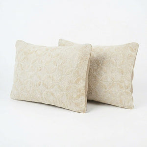 Turkish Kilim Pillow Cover Set of 2 | 16'' x 24'' - left angle