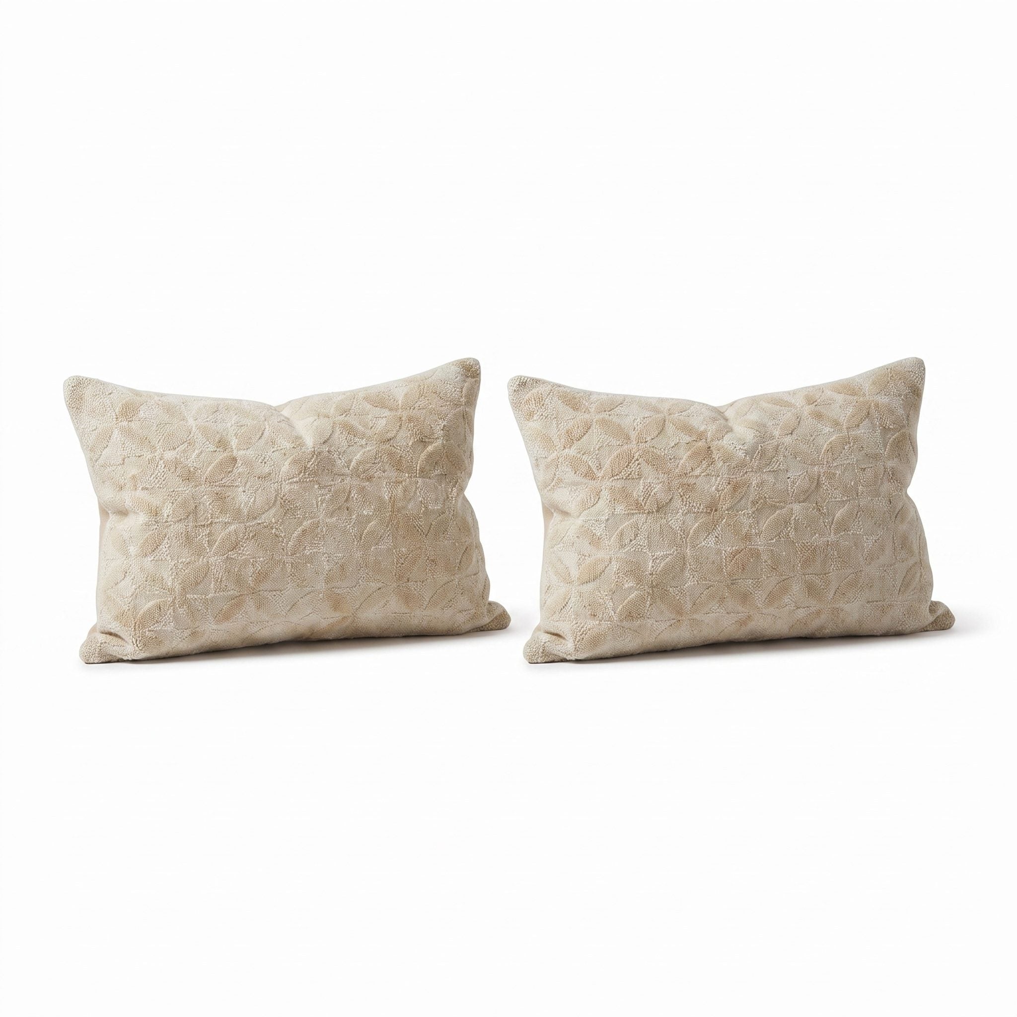 Turkish Kilim Pillow Cover Set of 2 | 16'' x 24'' - left angle