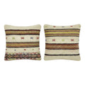 Turkish Kilim Pillow Cover Set of 2 | 20'' x 20'' - front view