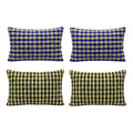 Turkish Kilim Pillow Cover Set of 4 | 16'' x 24'' - front view