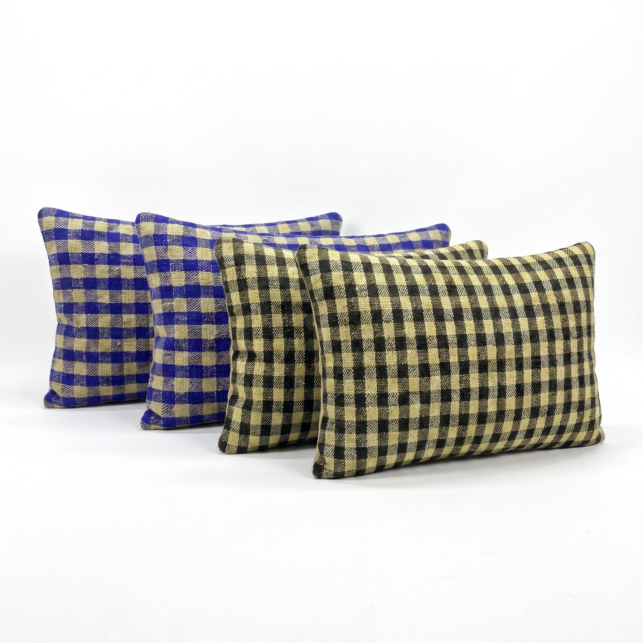 Turkish Kilim Pillow Cover Set of 4 | 16'' x 24'' - left angle