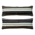 Turkish Kilim Bedding Pillow Cover Set of 2 | 16'' x 47'' - front view