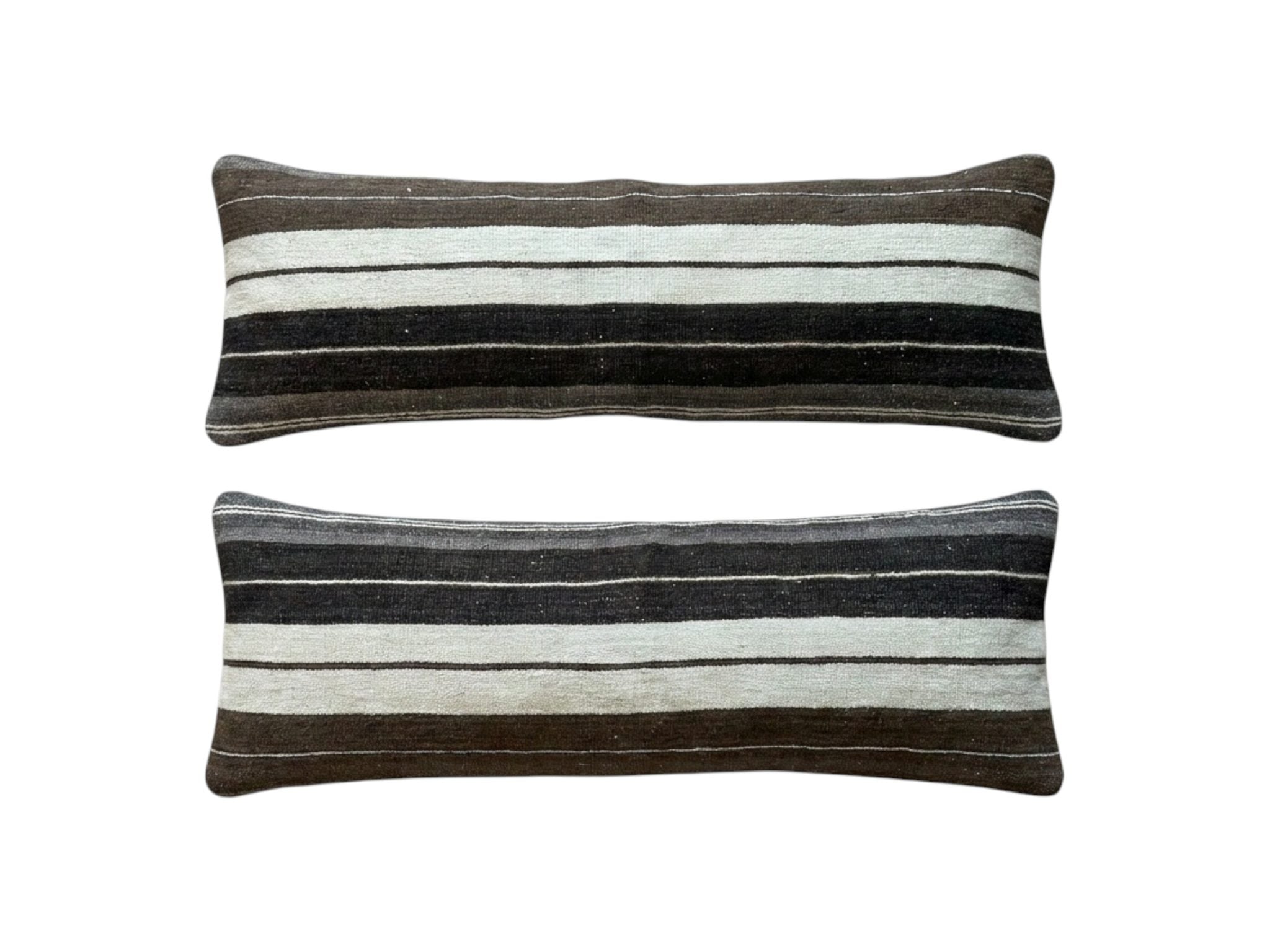 Turkish Kilim Bedding Pillow Cover Set of 2 | 16'' x 47'' - front view