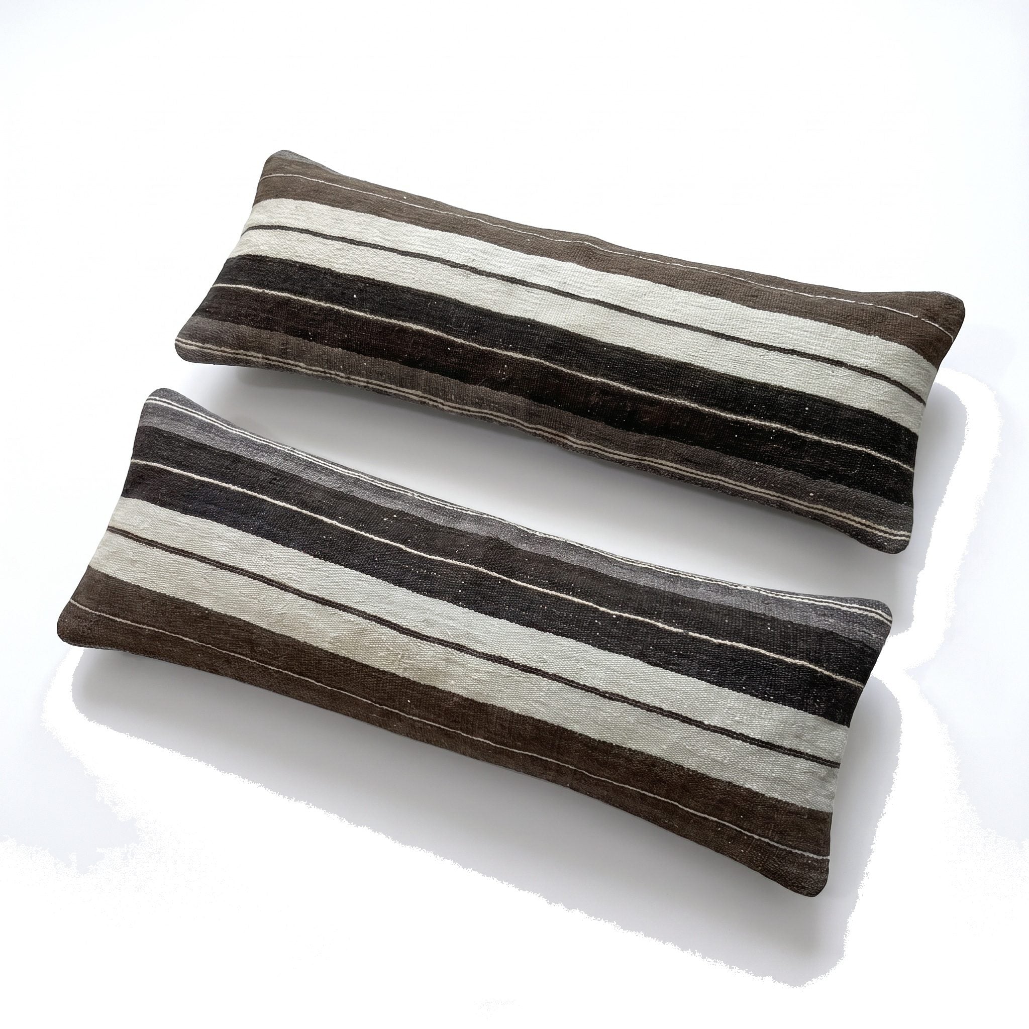 Turkish Kilim Bedding Pillow Cover Set of 2 | 16'' x 47'' - right angle