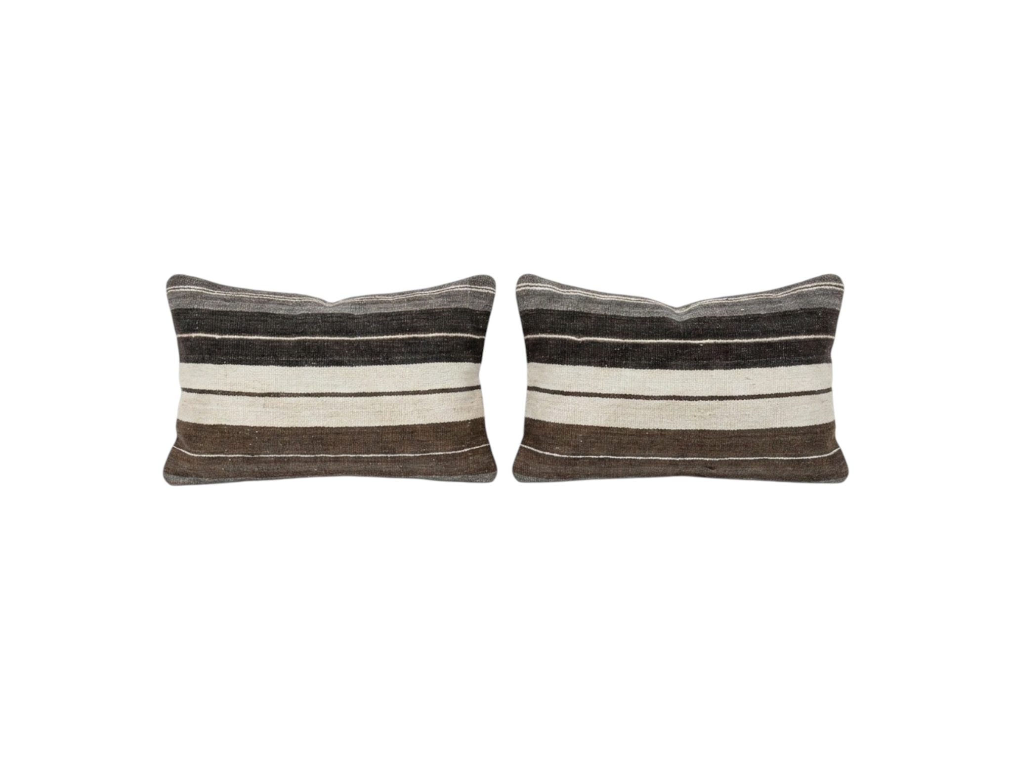 Turkish Kilim Pillow Cover Set of 2 | 16'' x 24'' - front view