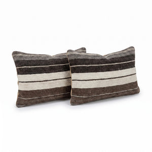 Turkish Kilim Pillow Cover Set of 2 | 16'' x 24'' - right angle