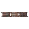 Turkish Kilim Pillow Cover Set of 3 | 16'' x 24'' - front view