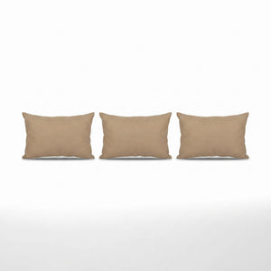 Turkish Kilim Pillow Cover Set of 3 | 16'' x 24'' - back with hidden zipper
