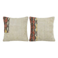 Turkish Kilim Pillow Cover Set of 2 | 24'' x 24'' - front view