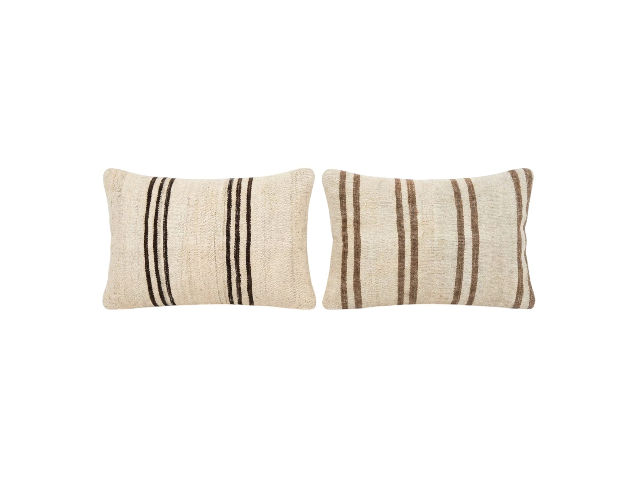 Turkish Kilim Pillow Cover Set of 2 | 16'' x 24'' - front view