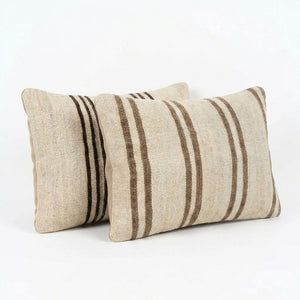 Turkish Kilim Pillow Cover Set of 2 | 16'' x 24'' - right angle