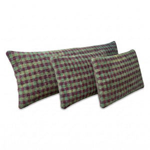 Turkish Kilim Bedding Pillow Cover Set of 3 | 16'' x 47'' & 16'' x 24'' - left angle