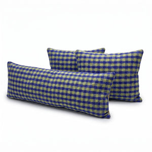 Turkish Kilim Bedding Pillow Cover Set of 3 | 16'' x 47'' & 16'' x 24'' - left angle