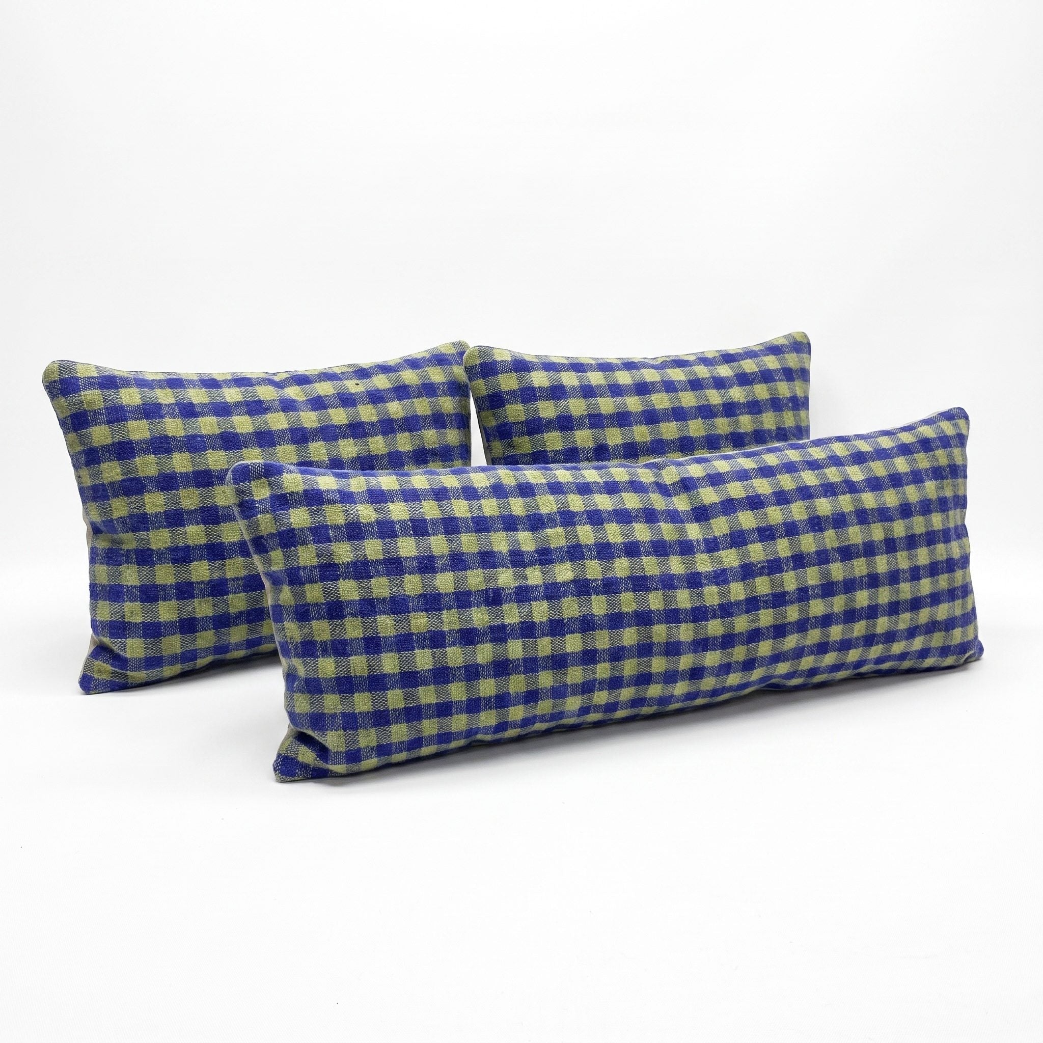 Turkish Kilim Bedding Pillow Cover Set of 3 | 16'' x 47'' & 16'' x 24'' - right angle