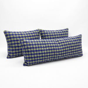 Turkish Kilim Bedding Pillow Cover Set of 3 | 16'' x 47'' & 16'' x 24'' - right angle