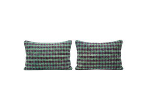 Turkish Kilim Pillow Cover Set of 2 | 16'' x 24'' - front view