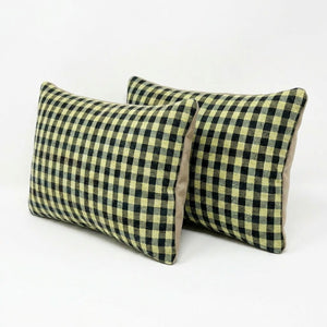 Turkish Kilim Pillow Cover Set of 2 | 16'' x 24'' - left angle