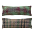 Turkish Kilim Bedding Pillow Cover Set of 2 | 16'' x 47'' - front view