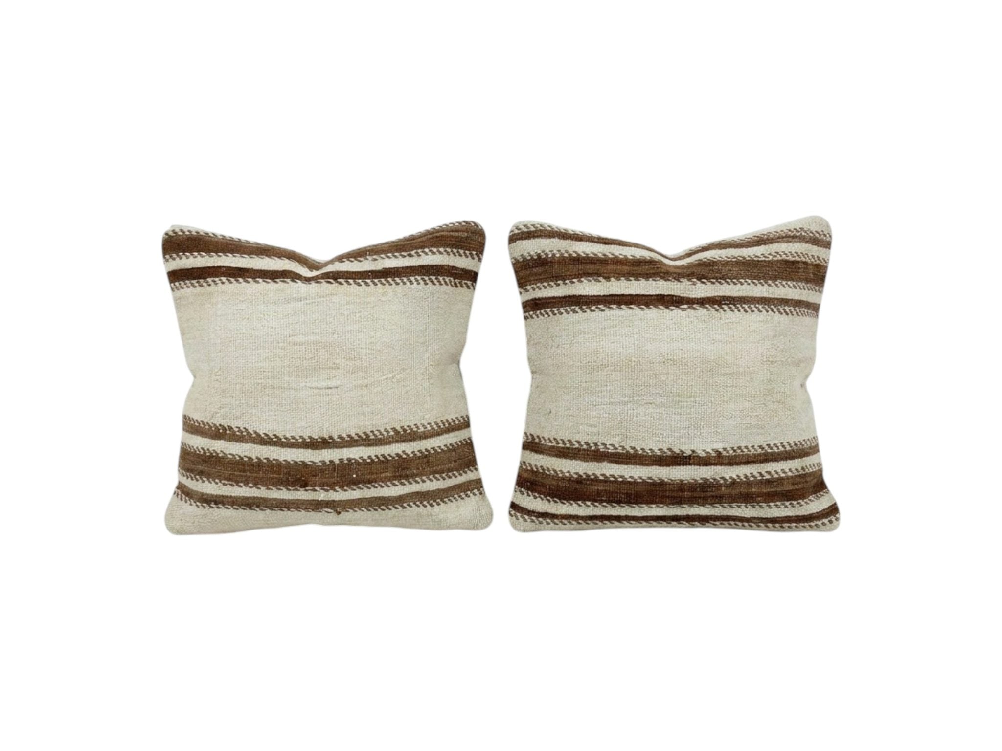 Turkish Kilim Pillow Cover Set of 2 | 20'' x 20'' - front view