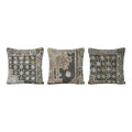 Turkish Rug Pillow Cover Set of 3 | 20'' x 20'' - front view
