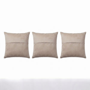 Turkish Rug Pillow Cover Set of 3 | 20'' x 20'' - back with hidden zipper