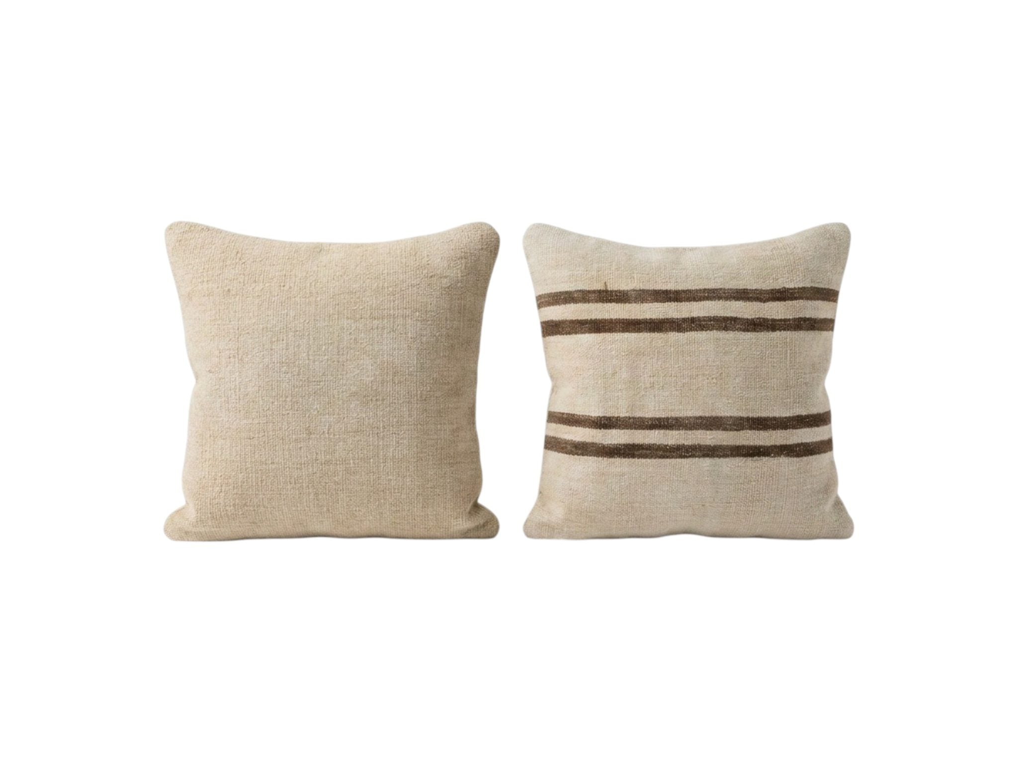 Turkish Kilim Pillow Cover Set of 2 | 16'' x 16'' - front view