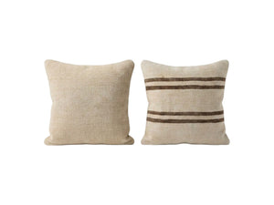 Turkish Kilim Pillow Cover Set of 2 | 16'' x 16'' - front view