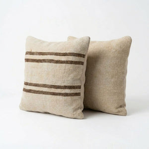 Turkish Kilim Pillow Cover Set of 2 | 16'' x 16'' - left angle