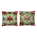 Turkish Kilim Pillow Cover Set of 2 | 15'' x 17'' & 16'' x 19'' - front view