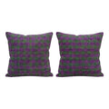 Turkish Kilim Pillow Cover Set of 2 | 16'' x 16'' - front view
