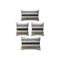 Turkish Kilim Pillow Cover Set of 4 | 16'' x 16'' & 16'' x 24'' - front view