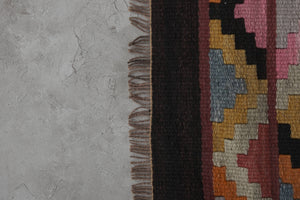 Vintage Turkish Kilim Runner 2'7'' x 14'8''
