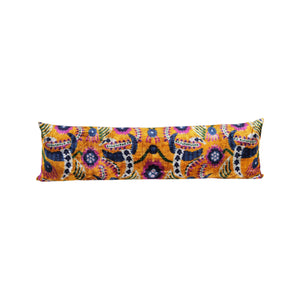 Silk Ikat Velvet Pillow Cover | 16'' x 50''