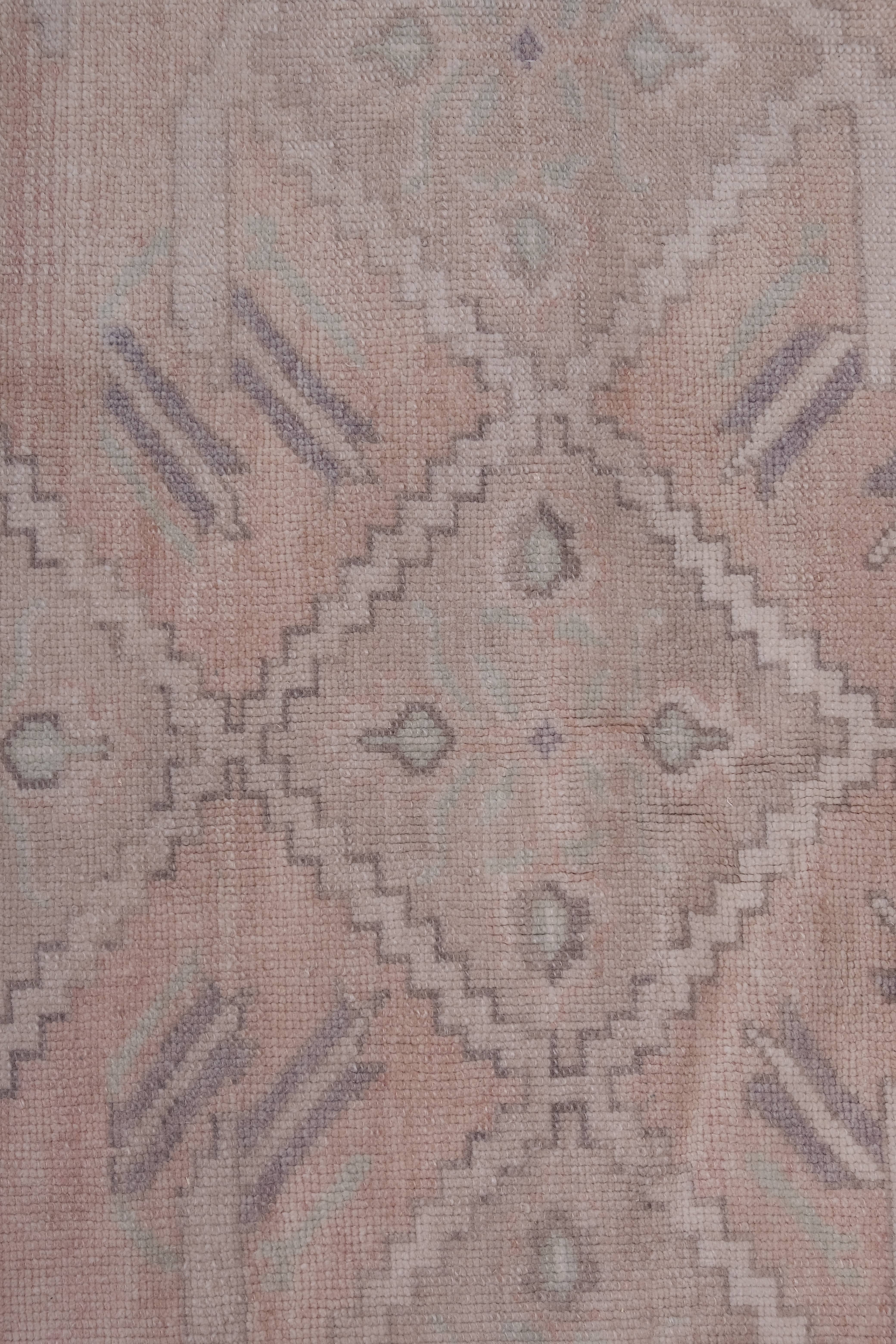 Vintage Turkish Karapinar Rug 5'1'' x 10'2''