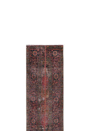 Vintage Turkish Runner Rug 2'1'' x 13'3''