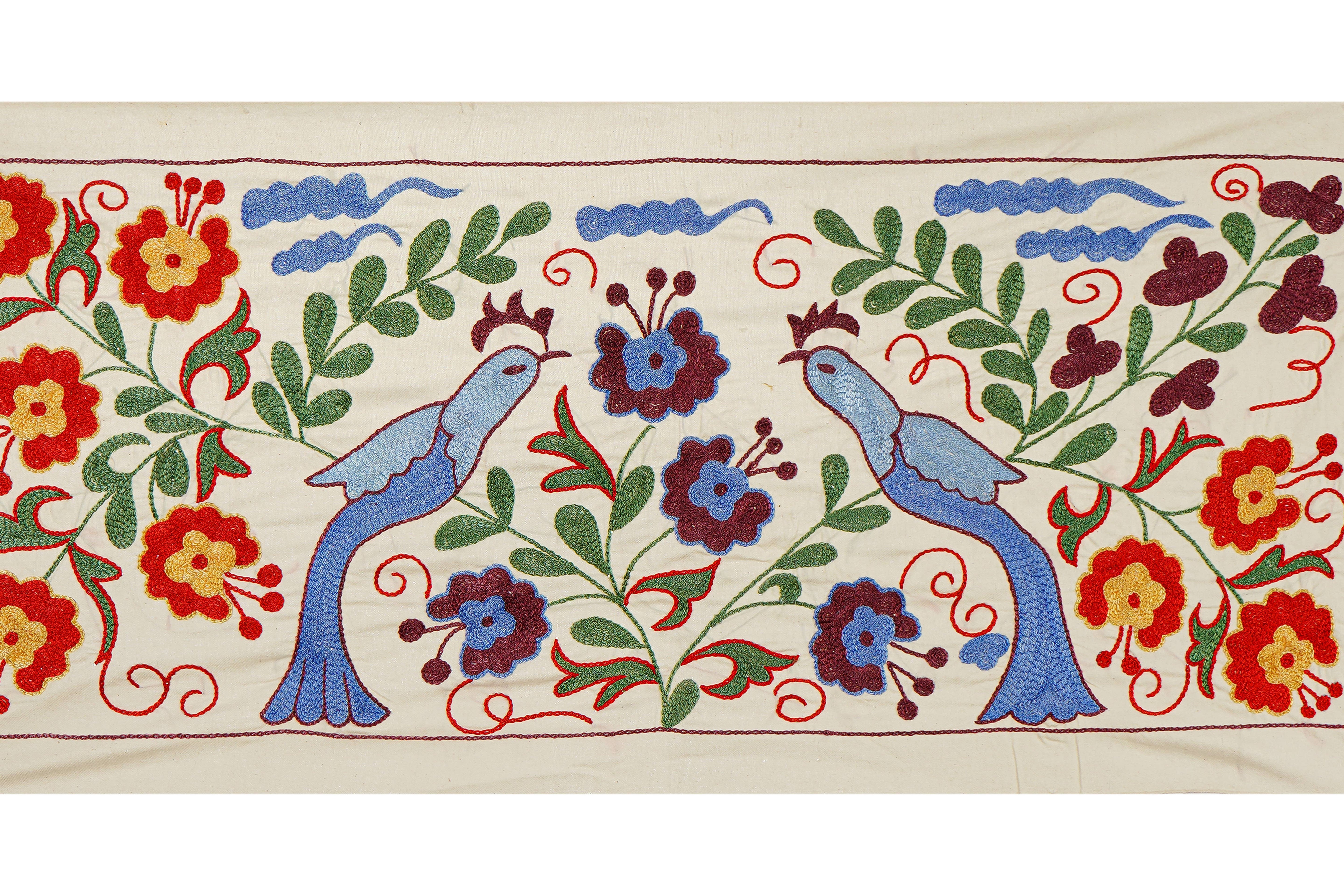 Suzani Wall Hanging & Tablecloth | 17'' x 37''