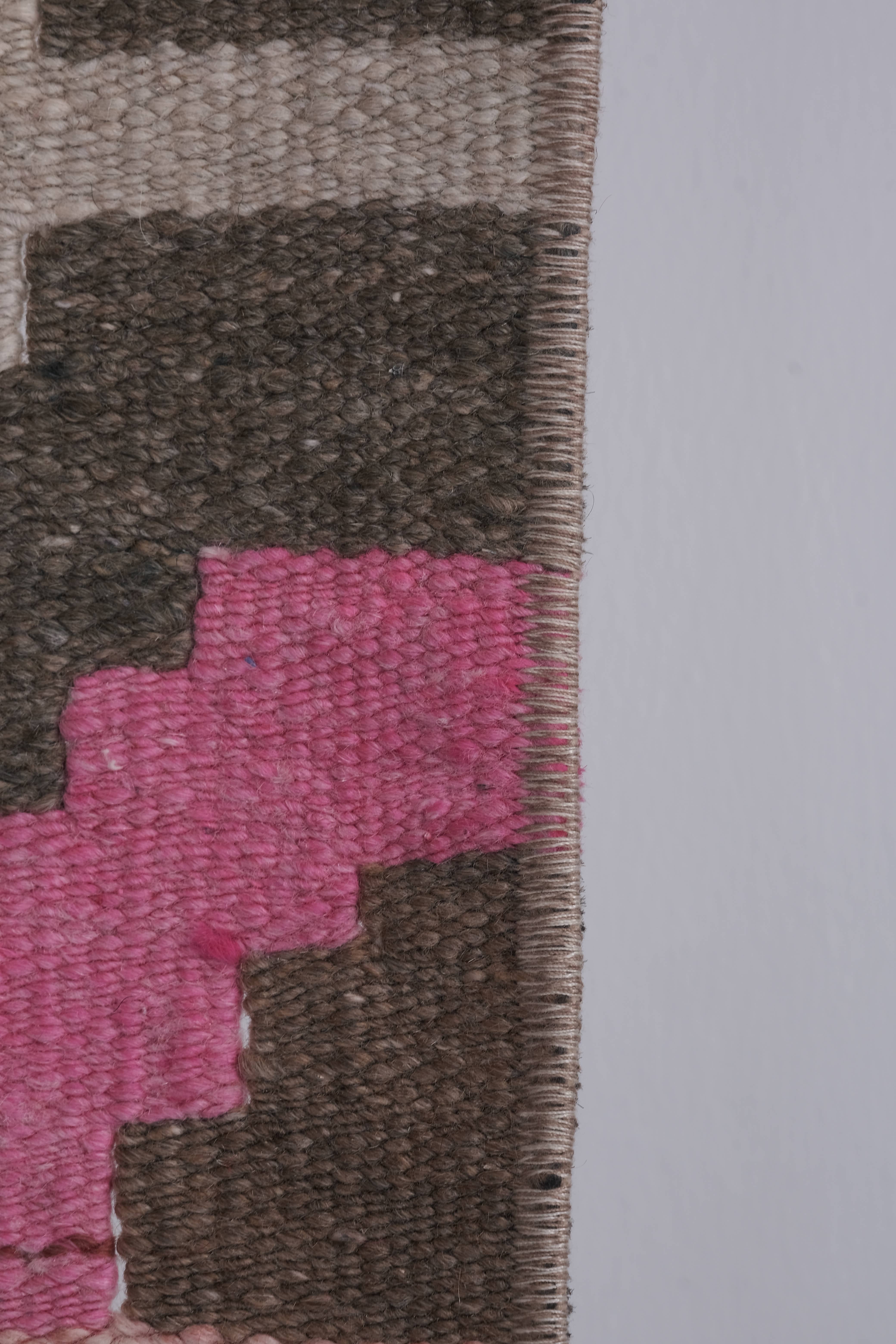 Vintage Turkish Kilim Runner 2'5'' x 20'8''