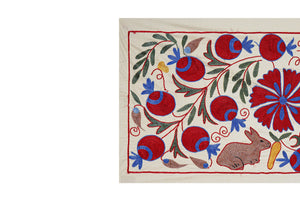 Rabbit Suzani Runner | 18'' x 36''