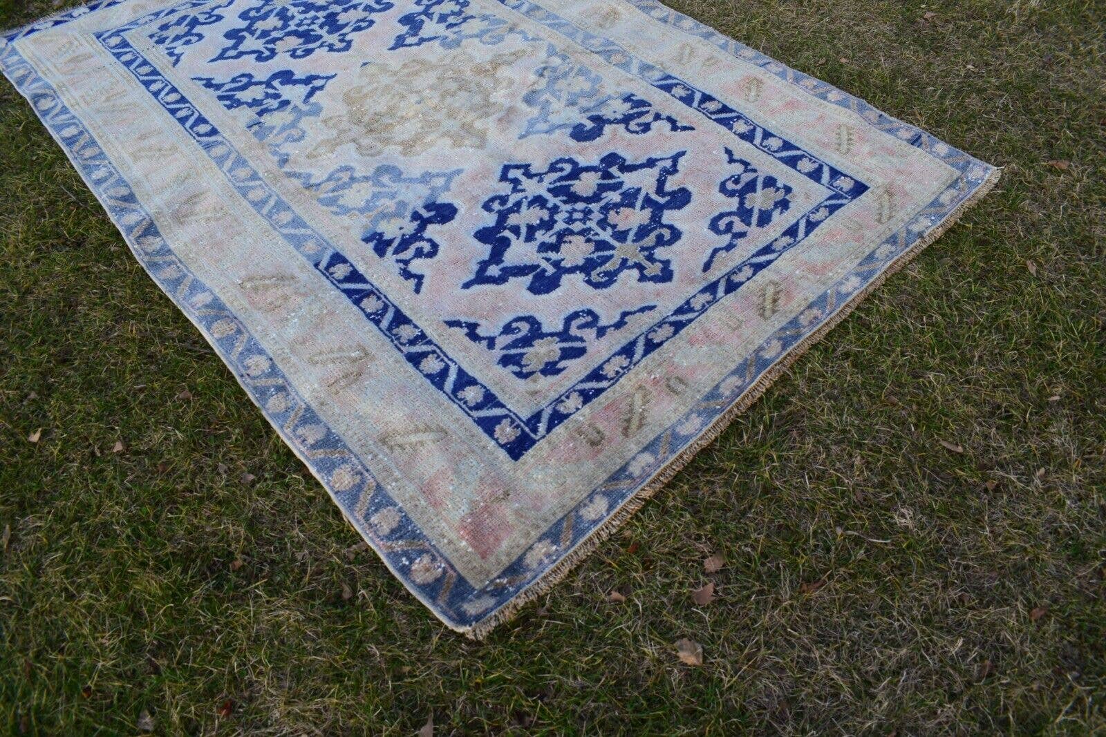 Vintage Caucasian Rug 4'8'' x 6'11''