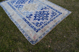 Vintage Caucasian Rug 4'8'' x 6'11''