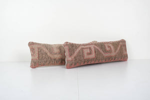 Rug Pillow Cover Set of 2 | 8'' x 24''