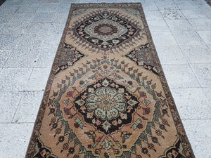 Vintage Oushak Runner 3'6'' x 12'7''