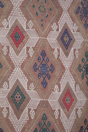 Vintage Turkish Kilim Rug 4'10'' x 6'8''