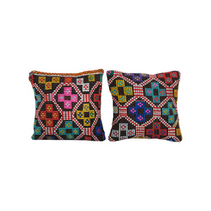 Kilim Pillow Cover Set of 2 | 16'' x 16''