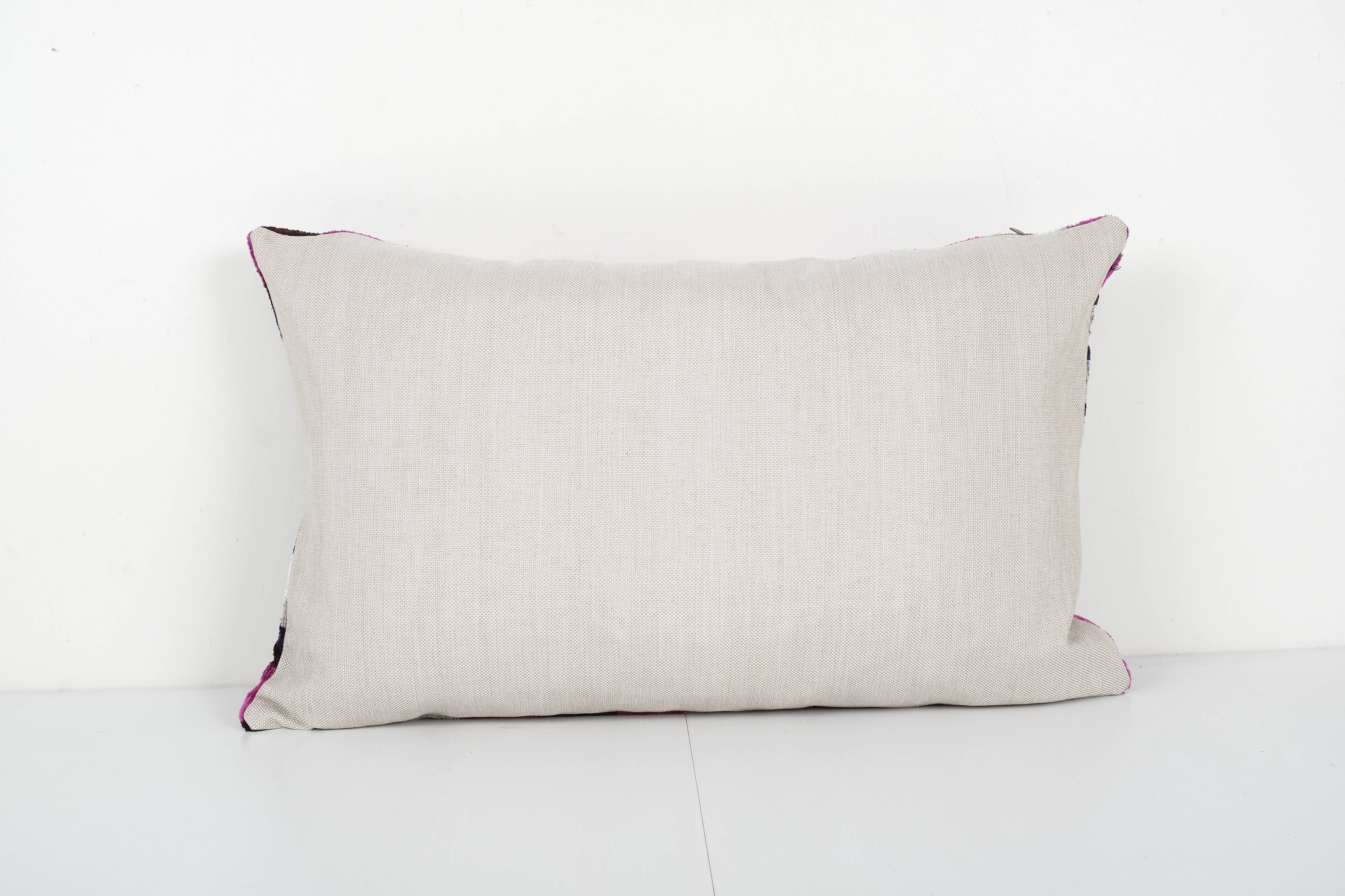 Silk Ikat Velvet Pillow Cover | 16'' x 24''